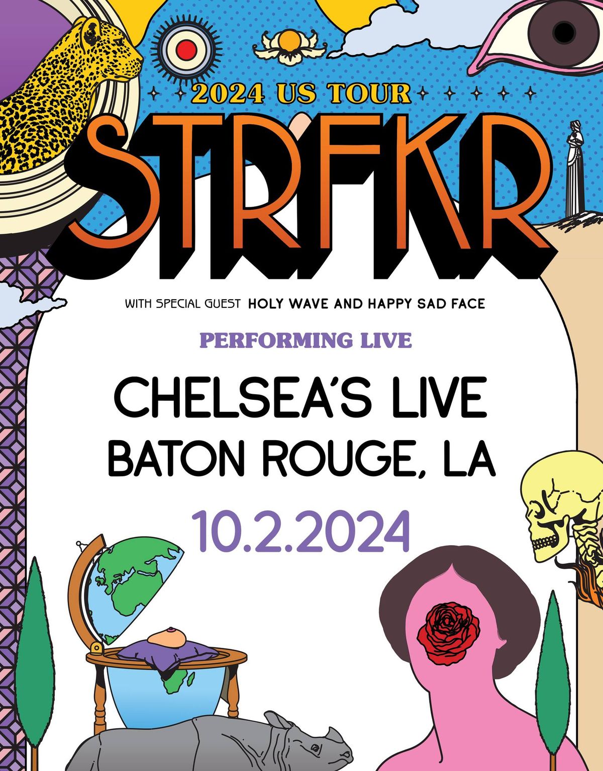 STRFKR, Holy Wave & Happy Sad Face at Chelsea\u2019s Live 