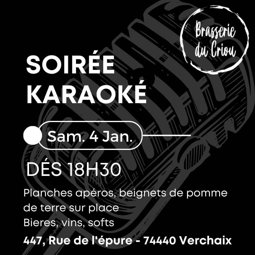 karaok\u00e9 \u00e0 la Brasserie Du Criou 