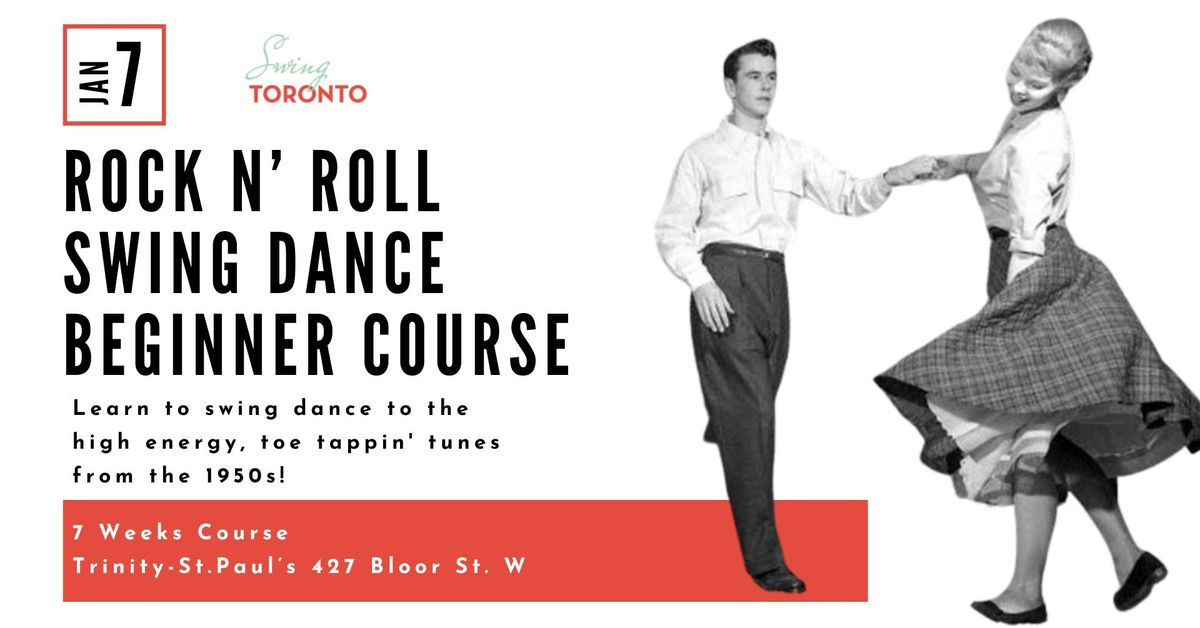 Rock 'n' Roll Swing Dance Beginner Course Starts! Seven weeks starting January 7th