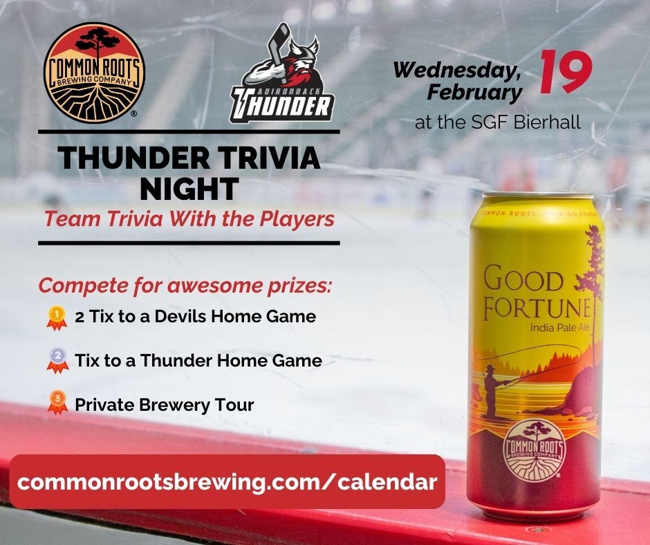 Trivia Night with the Adirondack Thunder