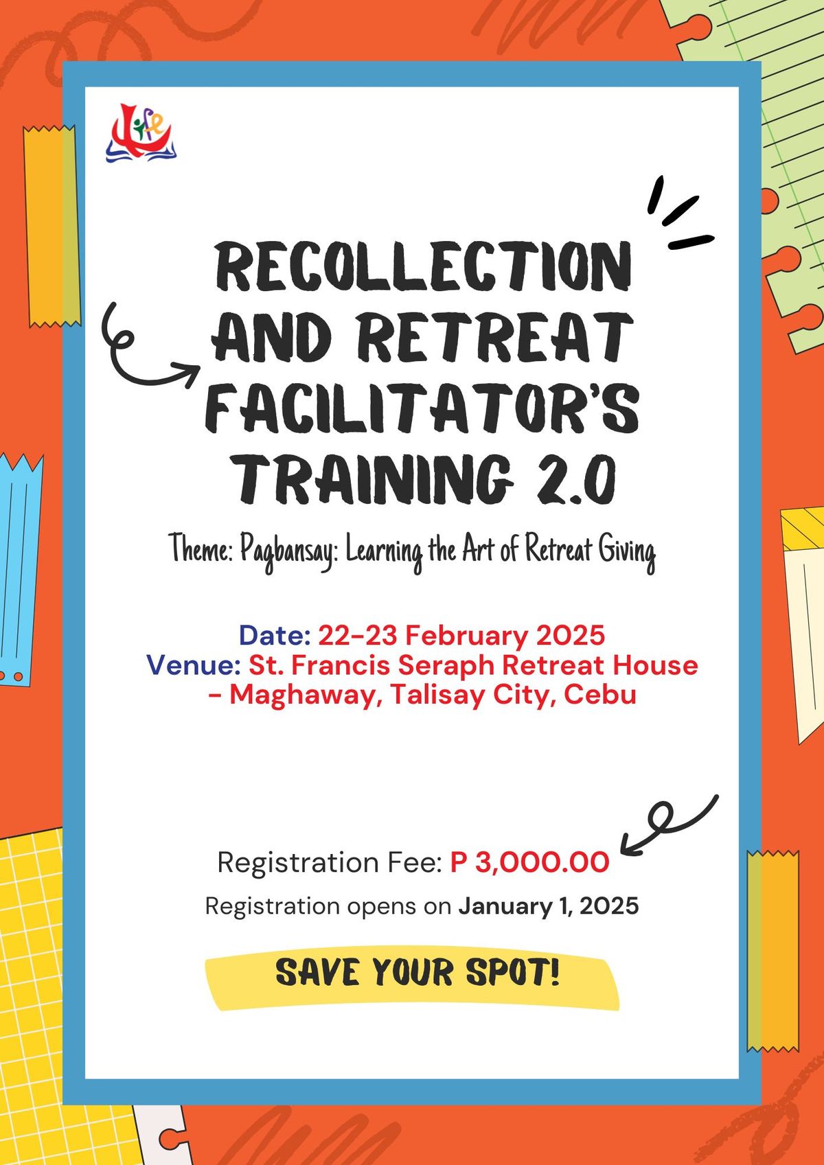 Recollection and Retreat Facilitator's Training 2.0