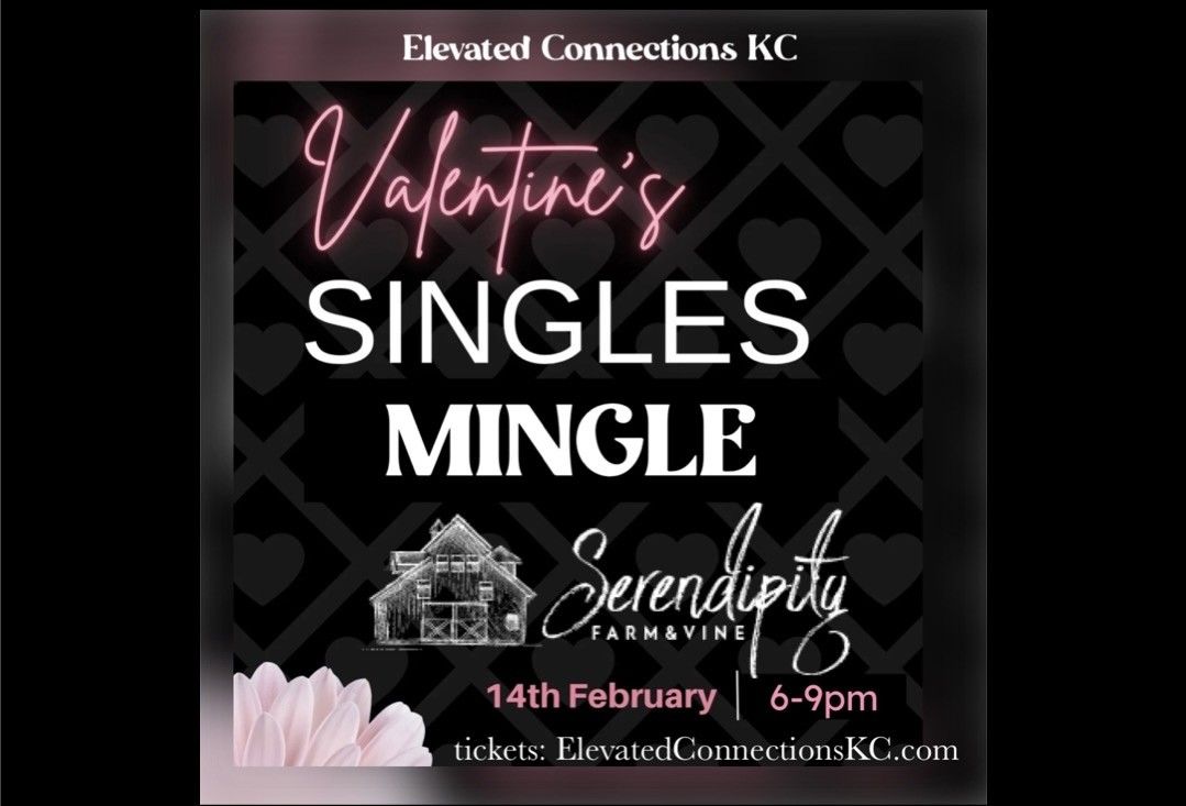 Singles Event on Valentine's: Friday, February 14th at the charming Serendipity winery