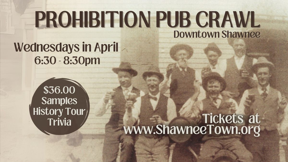 Prohibition Pub Crawls!