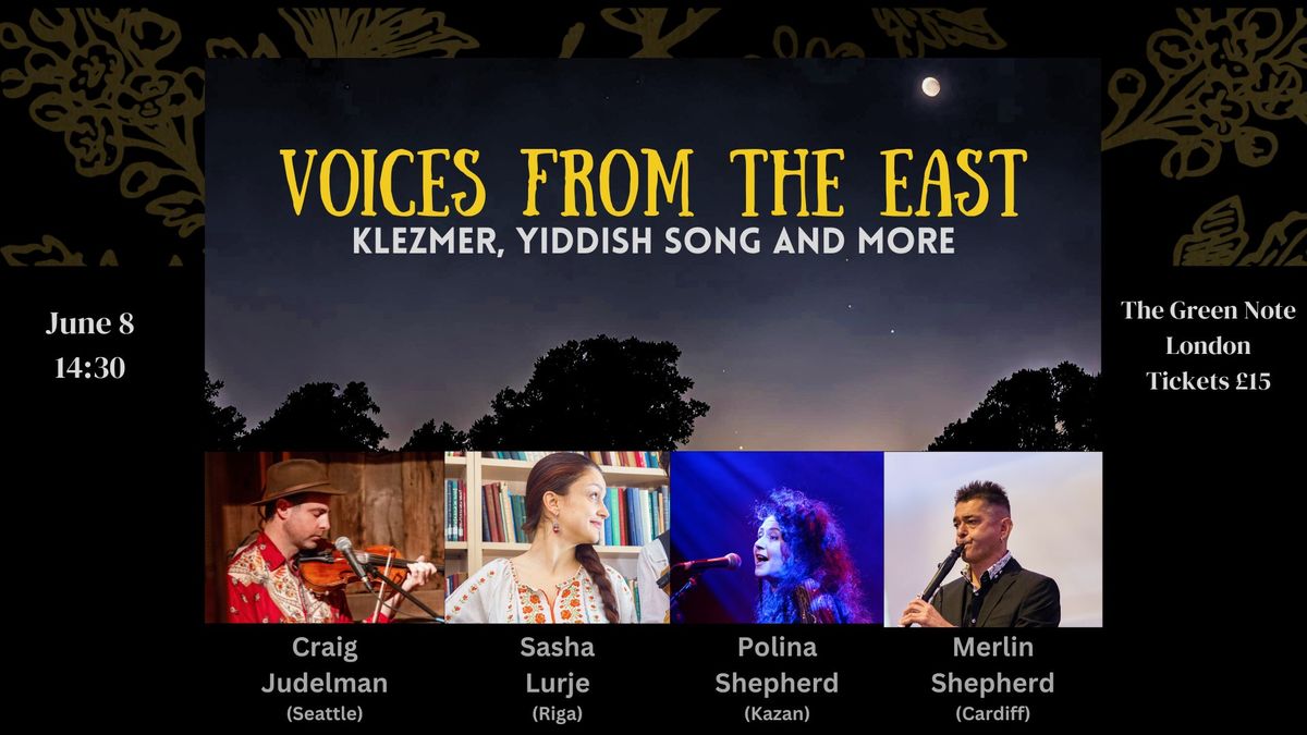 Voices from the East. Klezmer Music, Yiddish Song and their cultural neighbours.