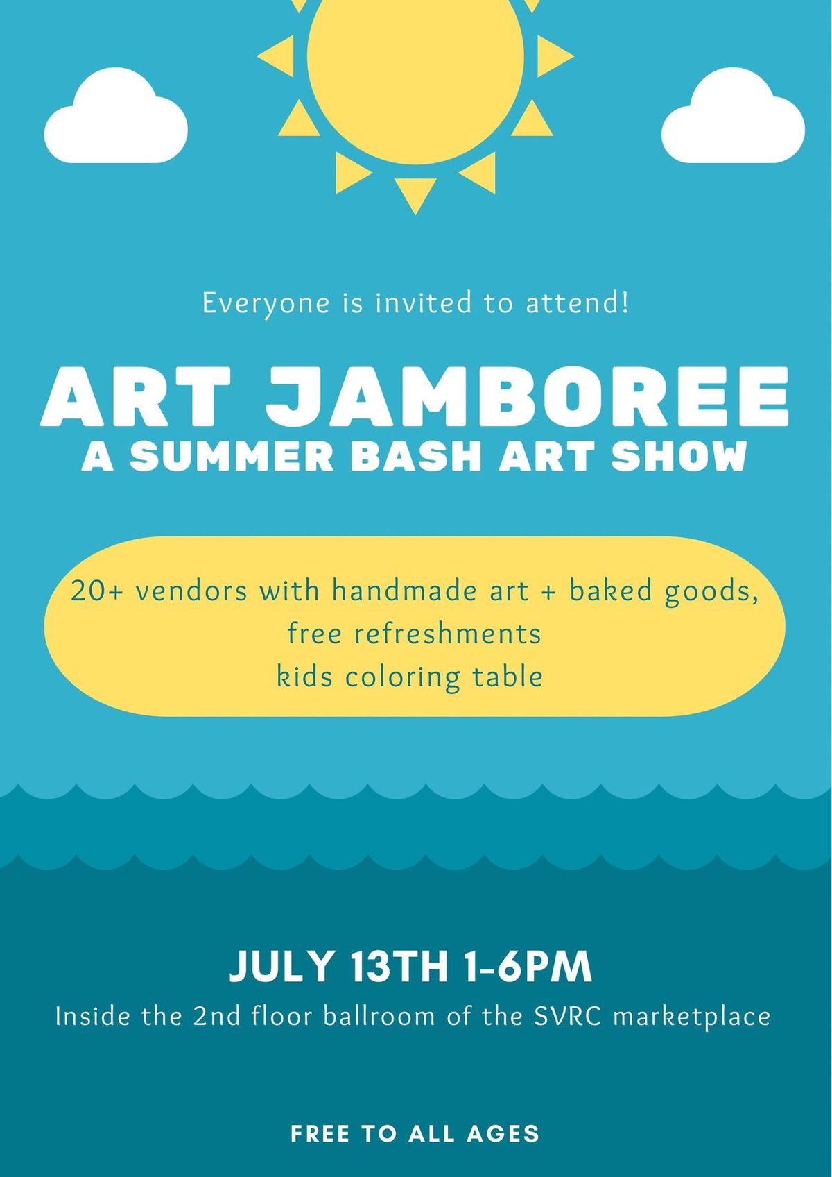 Art jamboree: a summer bash art show 