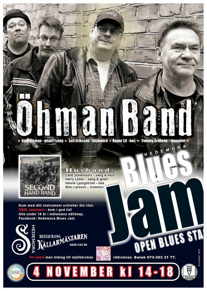Hedemora Blues Jam + \u00d6hman Band