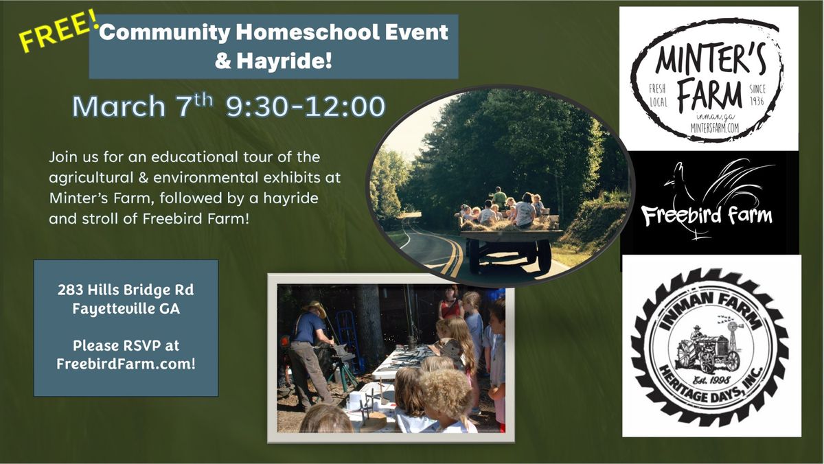 Homeschool Educational Tours of Minter's Farm Antique Expo & Freebird Farm