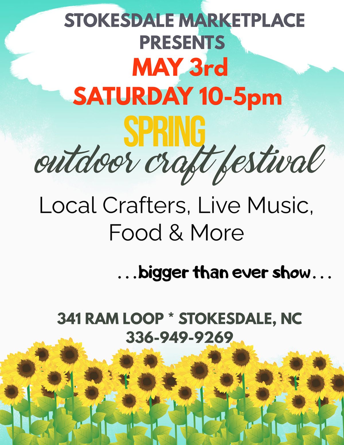 Stokesdale Marketplace Spring Craft Show