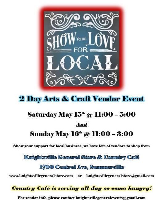 2 Day Arts & Craft Vendor Event