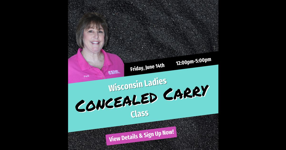 Wisconsin Ladies Concealed Carry Class