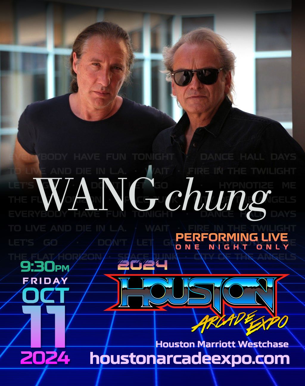 Wang Chung Live at the Houston Arcade Expo 10\/11\/2024