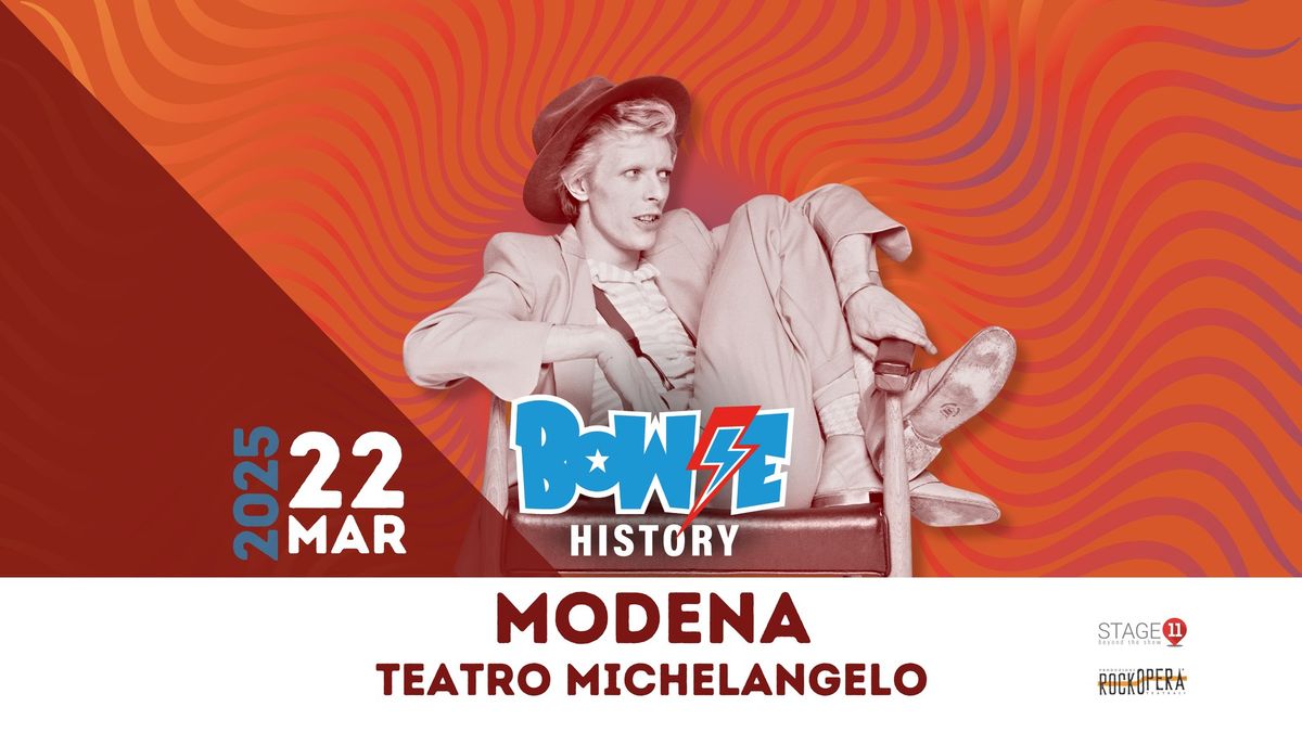 BOWIE HISTORY || MODENA, Teatro Michelangelo