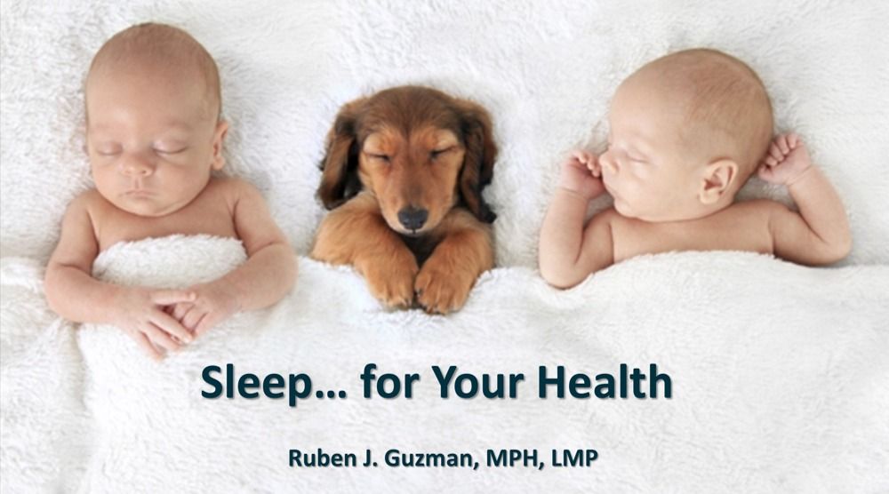 Sleep for Your Health