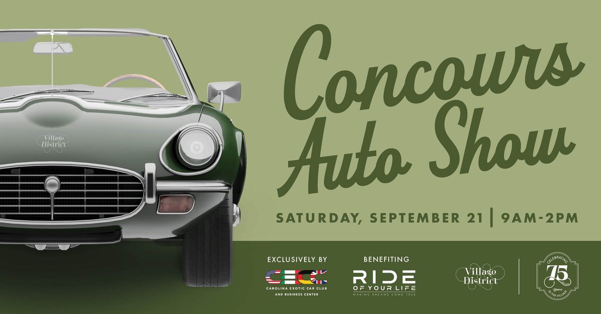 Village District Concours Auto Show