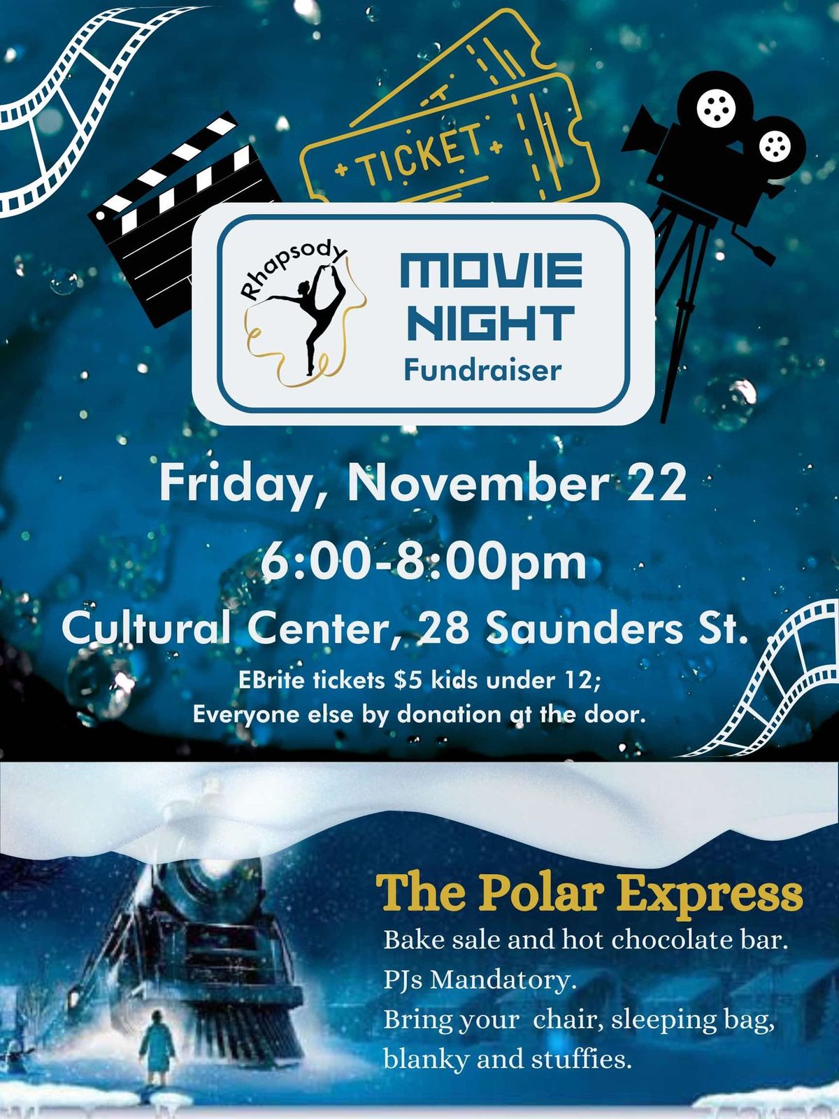 Movie Night Fundraiser; The Polar Express