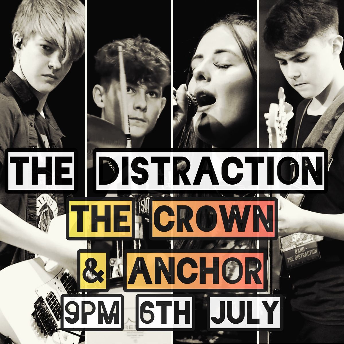 The Distraction @ The Crown & Anchor - Live Music