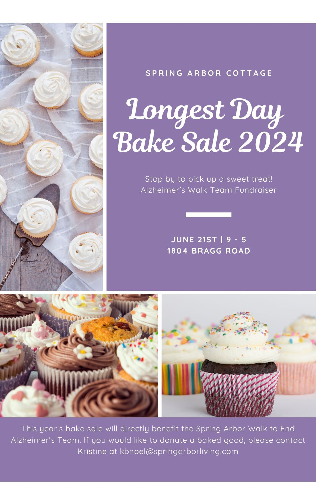 Longest Day Bake Sale