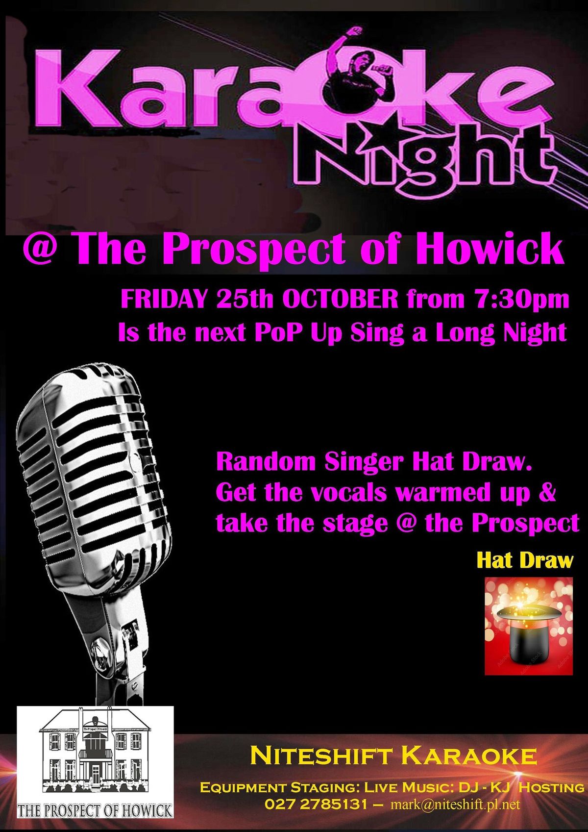 Karaoke Night The Prospect Bar