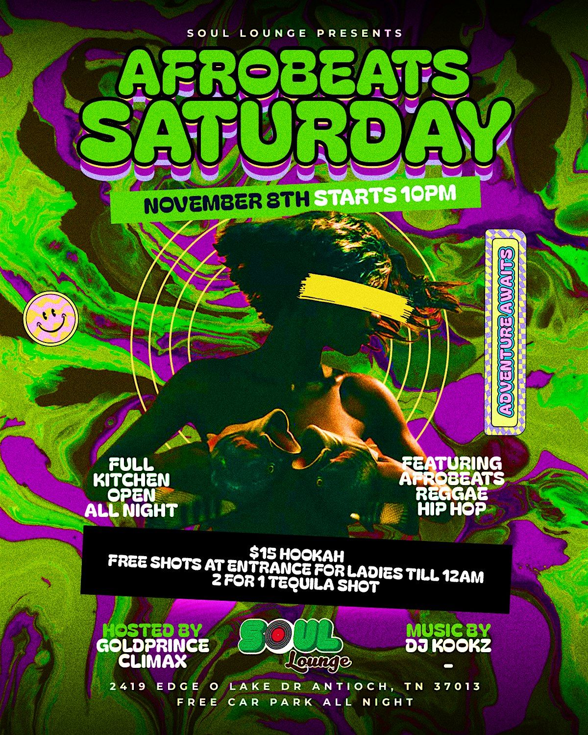 AFROBEATS SATURDAYS  IN NASHVILLE