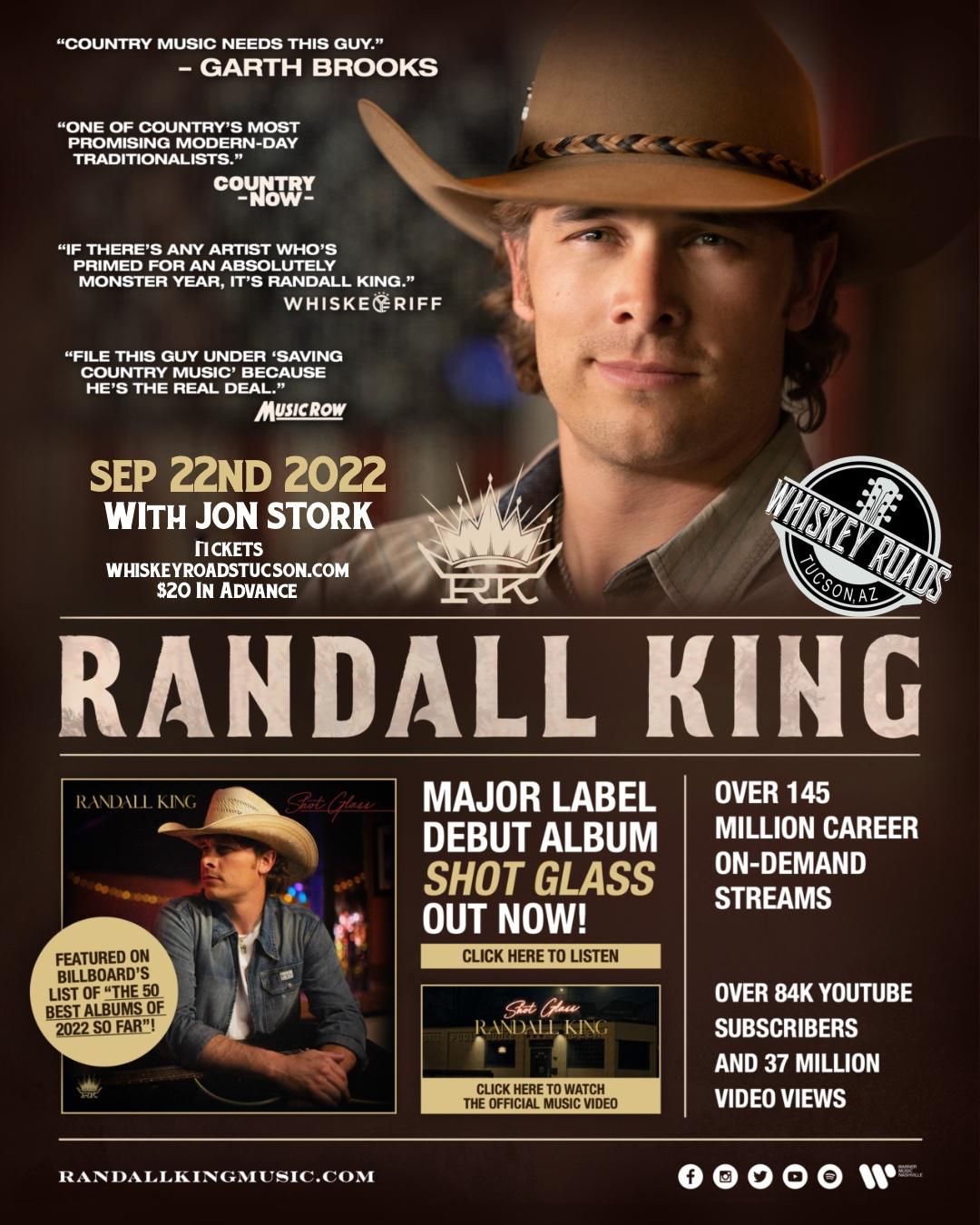 Randall King at Cains Ballroom