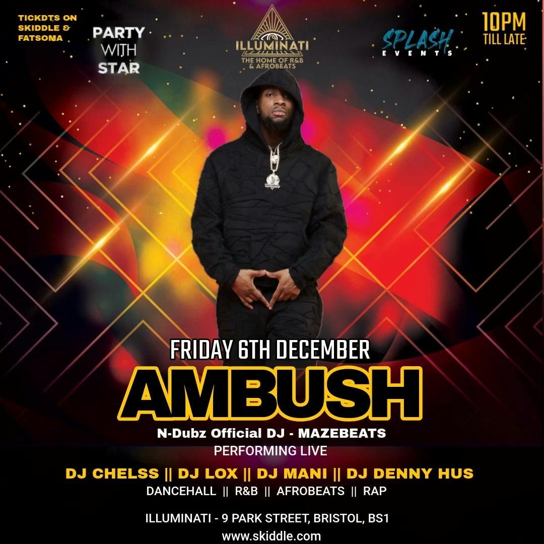 London Rapper Ambush and N-dubz and Dappy official Dj Mazebeats performing live in bristol 