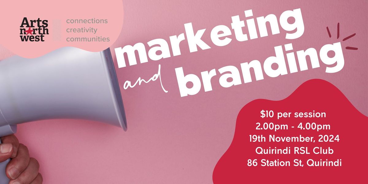 Marketing & Branding with Arts North West 