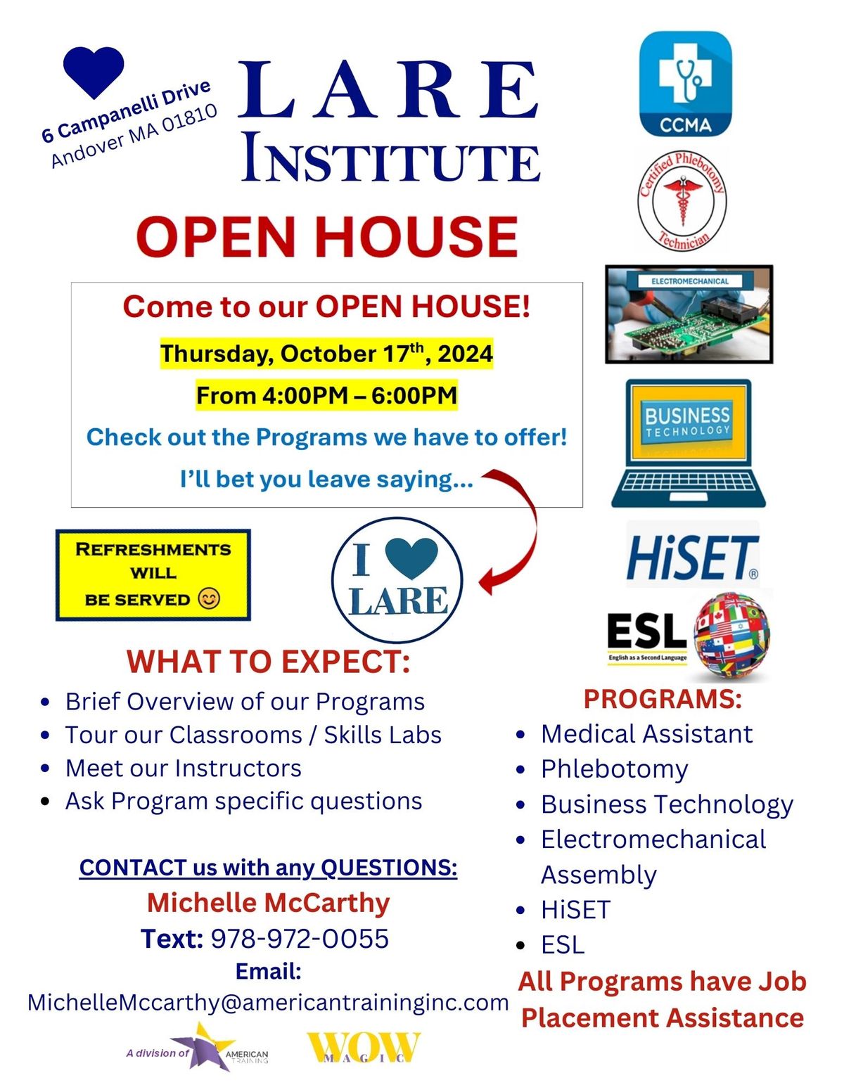 LARE Institute Open House