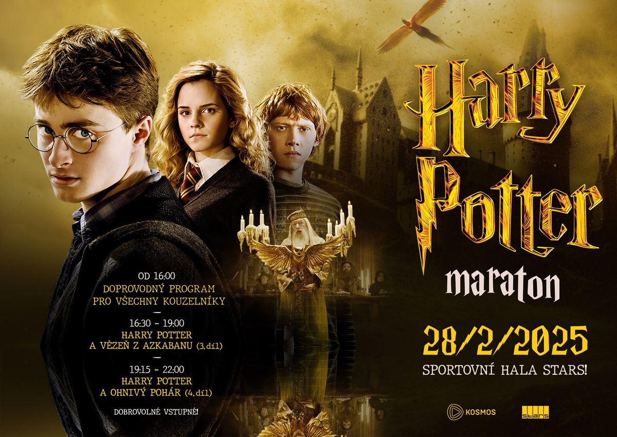 Maraton Harry Potter pokra\u010dov\u00e1n\u00ed 3, a 4. d\u00edl