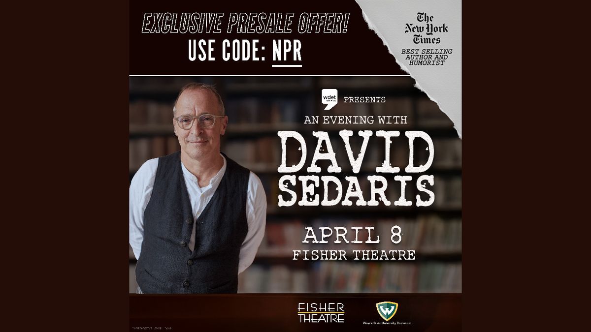 David Sedaris at Fisher Theatre Detroit