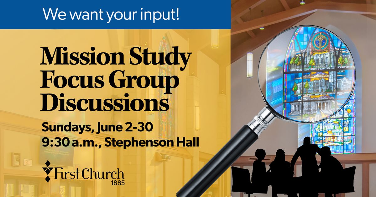 Mission Study Focus Group Discussions