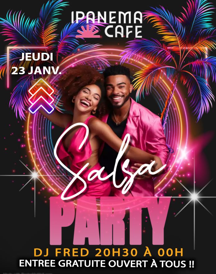 SPECIAL SALSA ce Jeudi 23 JANVIER \u00e0 L'IPANEMA\ud83d\udc83\ud83d\udca5Entr\u00e9e Gratuite \ud83d\udca5\ud83d\udd7a