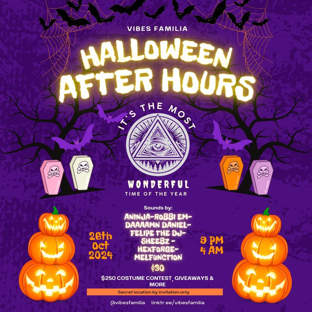 Vibes familia Halloween afterhours