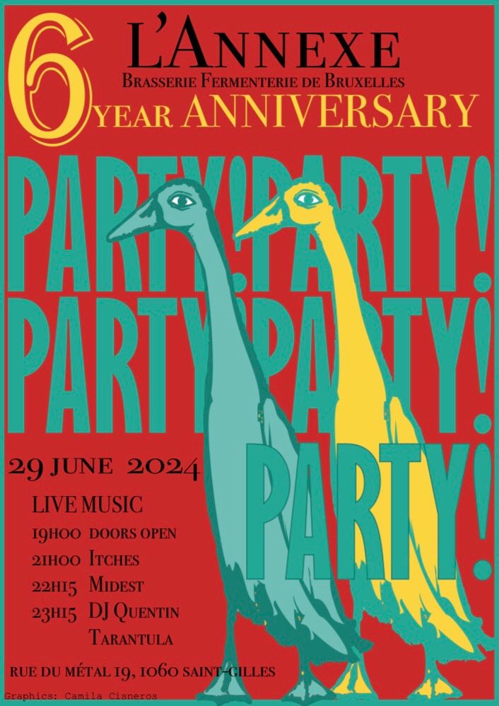 L'Annexe 6 Year Anniversary : MIDEST (Release Party) + ITCHES + DJ QUENTIN TARANTULA