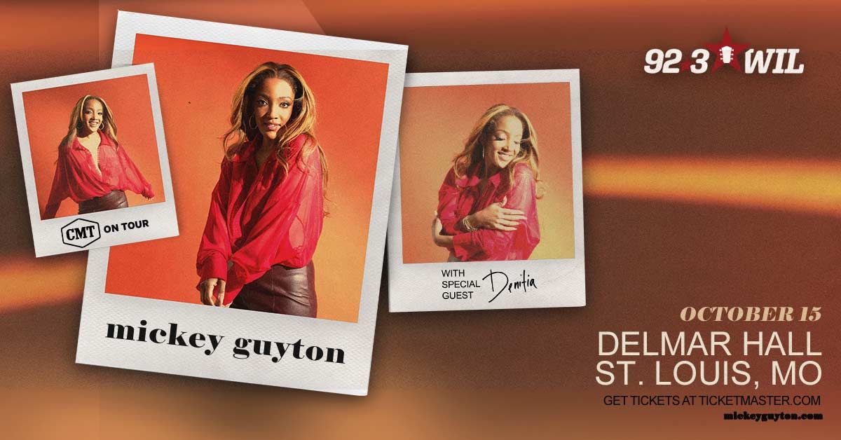 CMT On Tour Presents & 92.3 WIL Welcomes Mickey Guyton at Delmar Hall