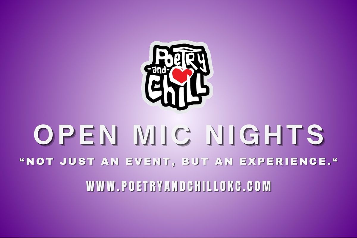 PoetryAndChill Open Mic Night 