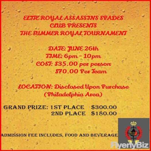 E.R.A. Summer Royal Spades Tournament