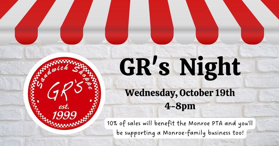 Gr's Sandwich Shoppe Night