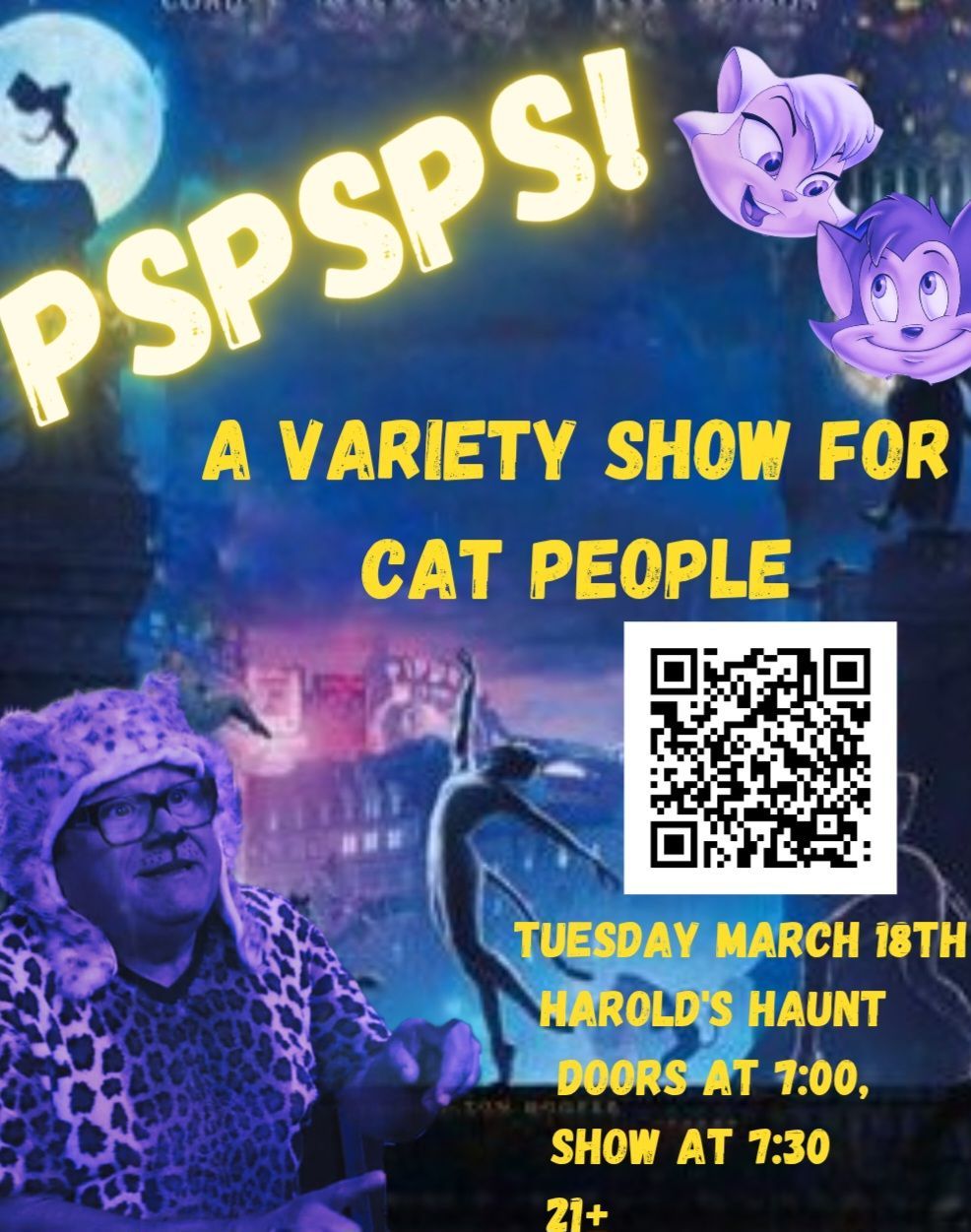 Pspsps! A Variety Show For Cat People