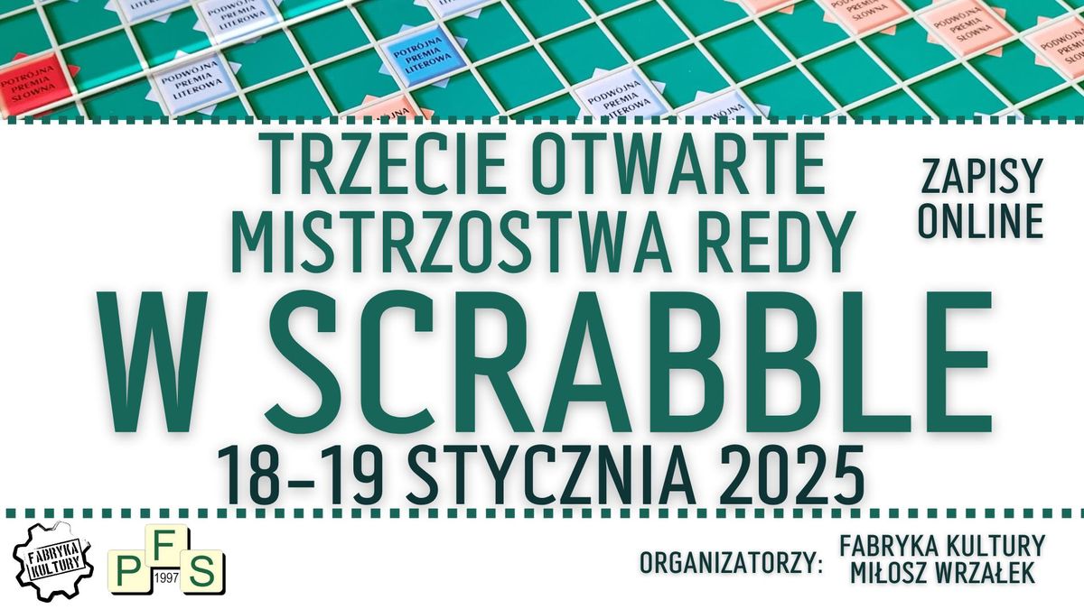 Trzecie Otwarte Mistrzostwa Redy w Scrabble