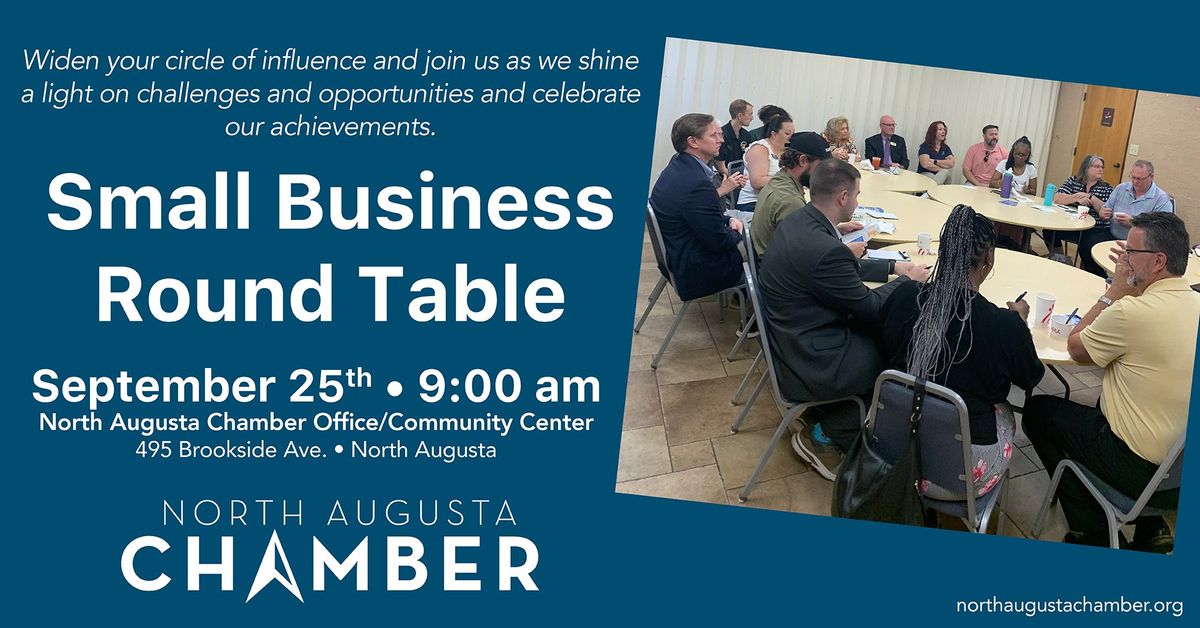 September Small Business Round Table