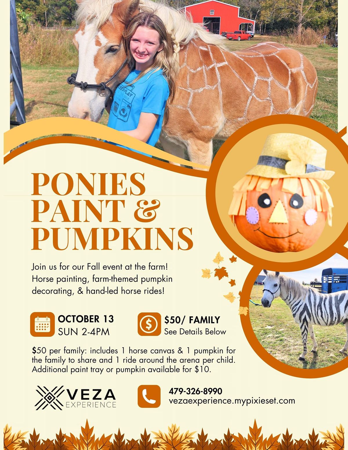 Ponies | Paint | Pumpkins: A Fun Fall Event at the Farm!