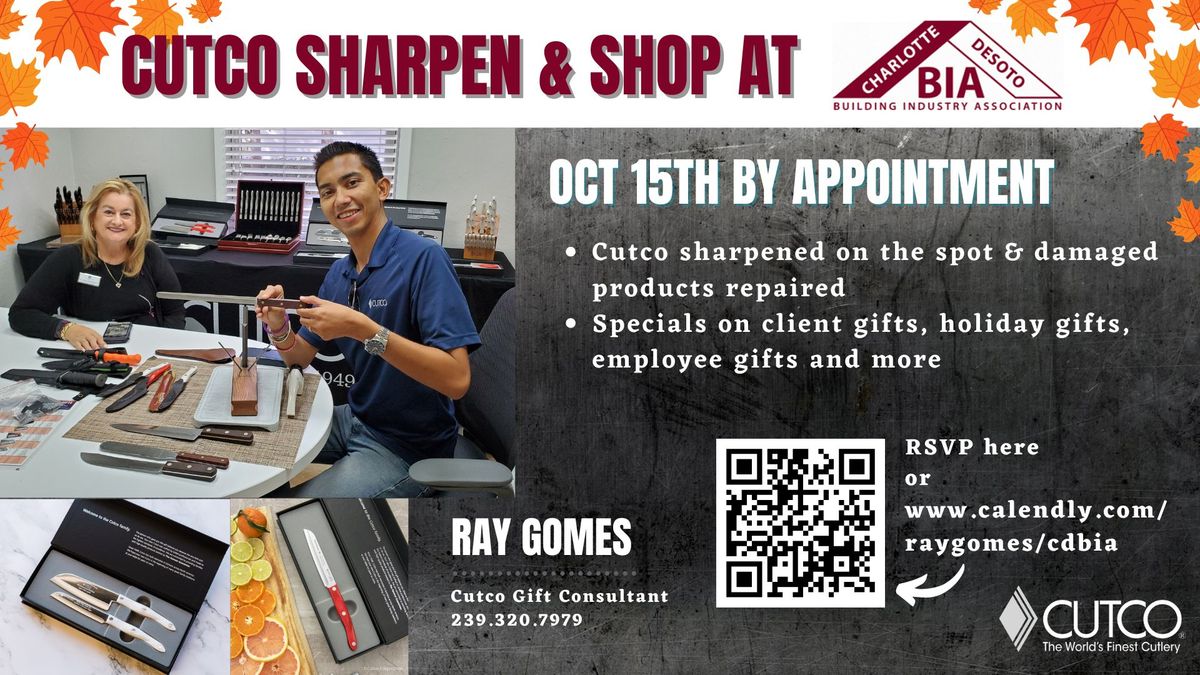 CUTCO Sharpen & Shop at the CDBIA