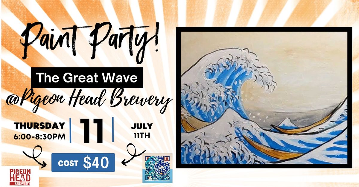The Great Wave at Pigeon Head Brewery 