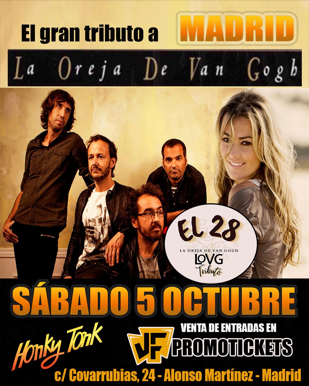 El gran tributo a LA OREJA DE VAN GOGH en MADRID -EL 28