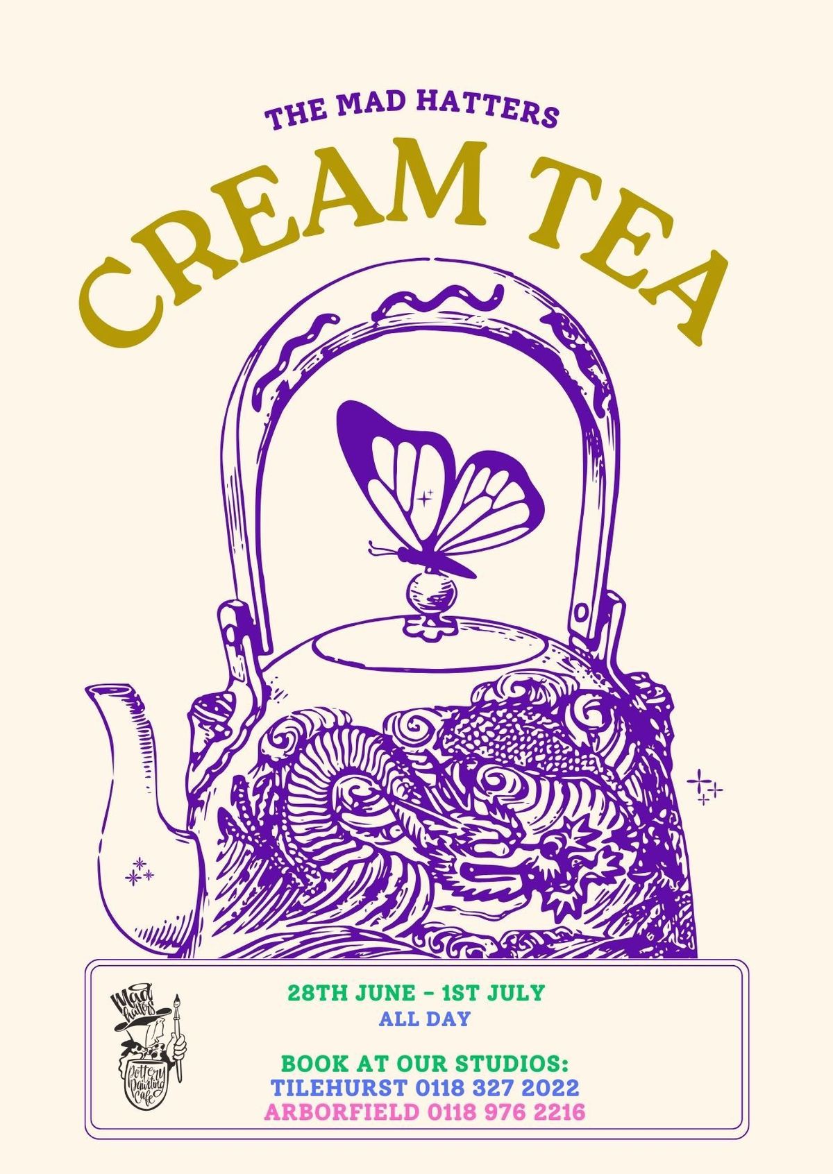 ? The Mad Hatter\u2019s Cream Tea ? 