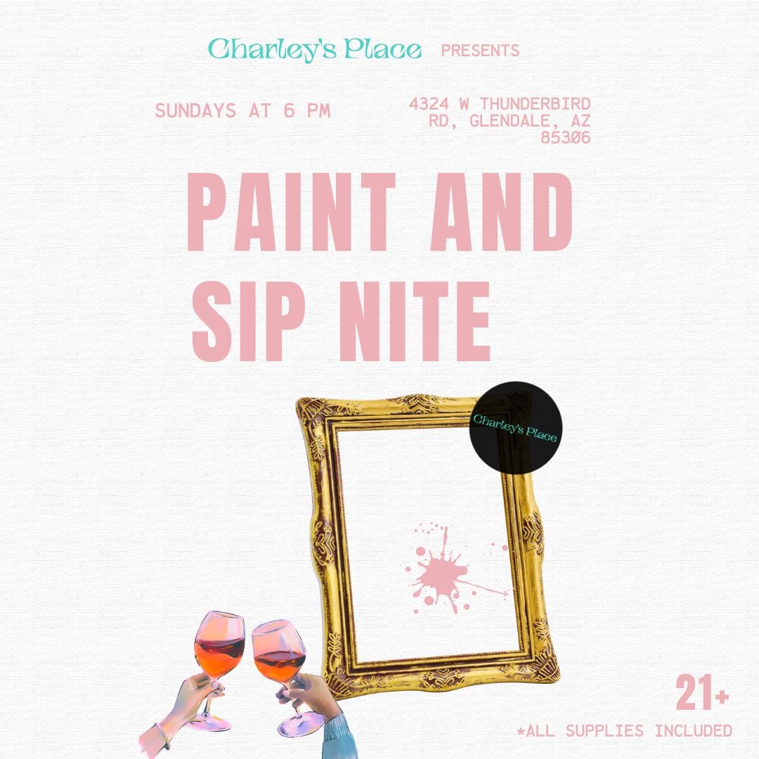 Paint & Sip- Sept Morning!