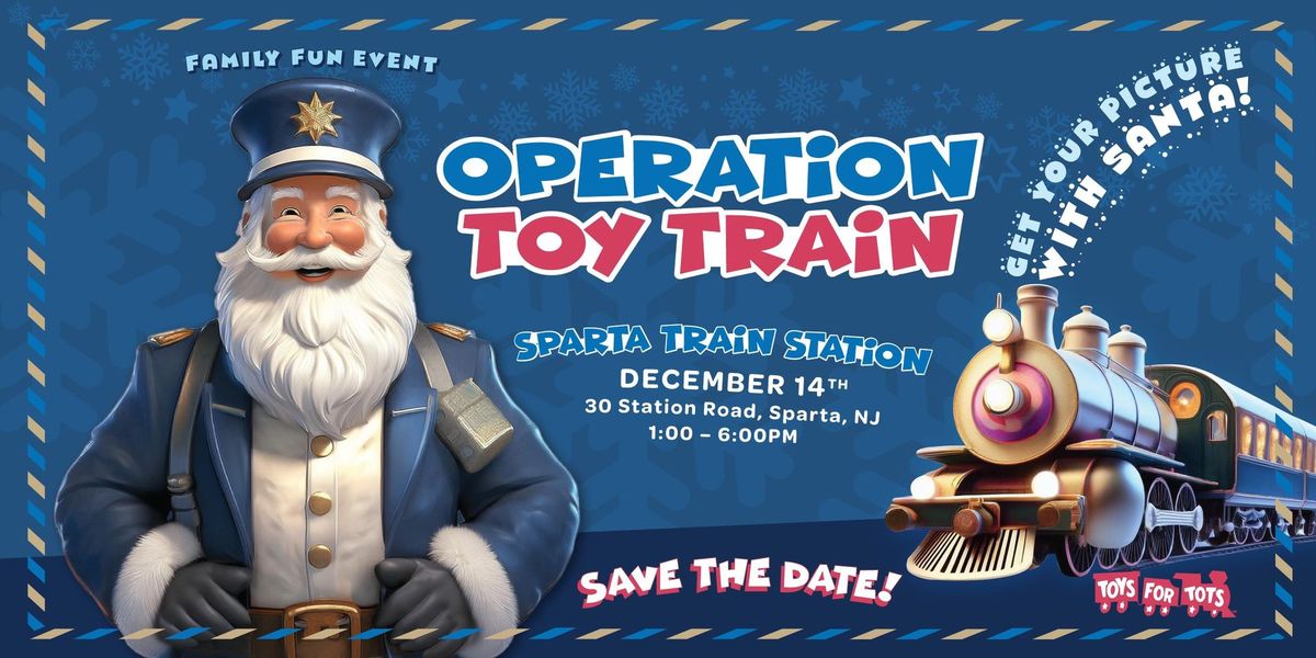 Toys for Tots Operation Toy Train 