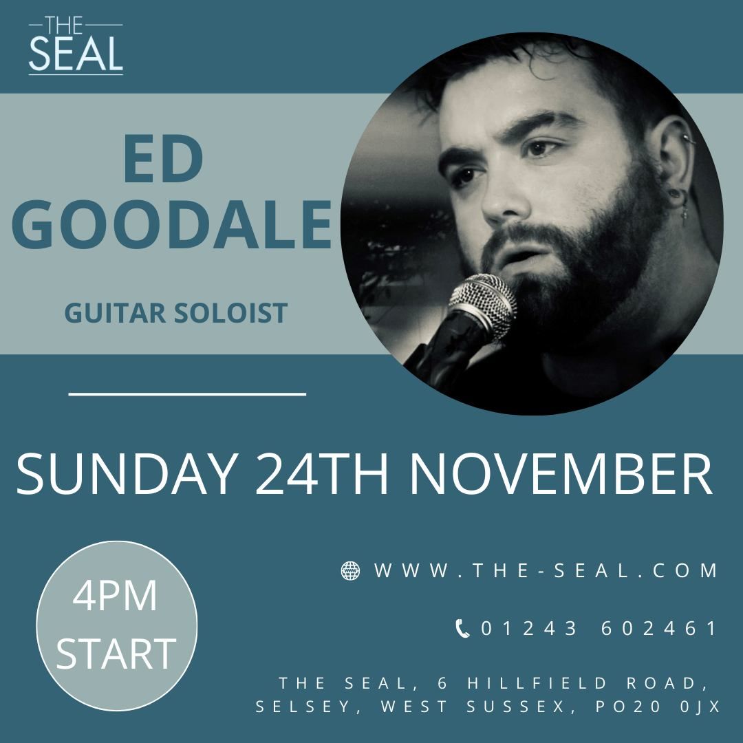 Ed Goodale live at The Seal, Selsey