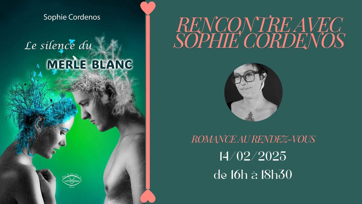 Sortie de la romance "Le silence du merle blanc" de Sophie Cordenos