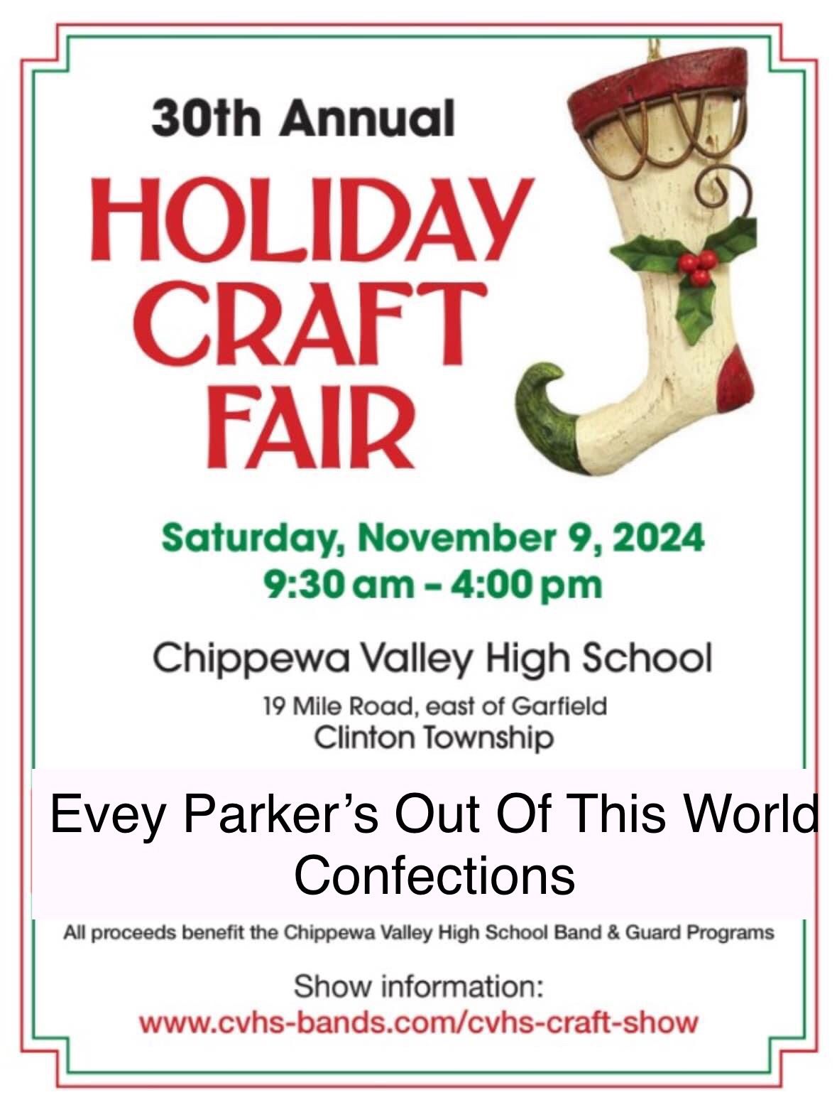 Chippewa Valley High School Holiday Craft Show - Evey Parker\u2019s Out Of This World Confections 